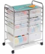 honey-can-do-12-drawer-chrome-studio-organiser-cart