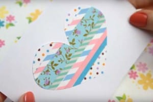 Card making with Washi tape