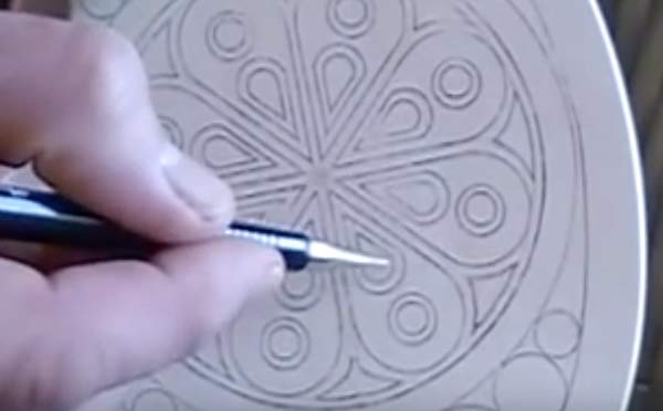 chip carving patterns making pencil designs