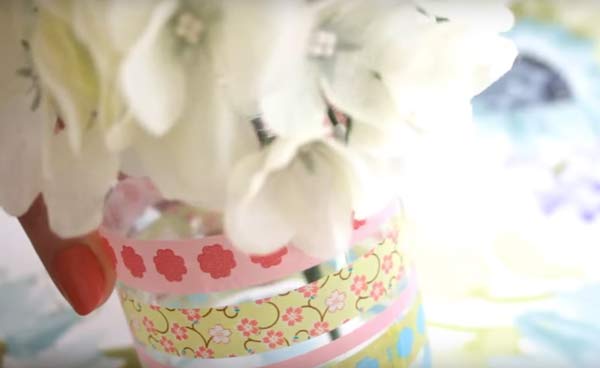washi-tape-glass-jar-flower-vase