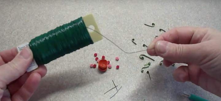 florists wire for quilling projects
