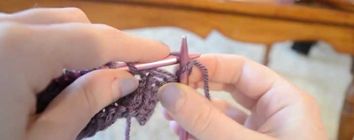 knitting for beginners - creating knit stitches